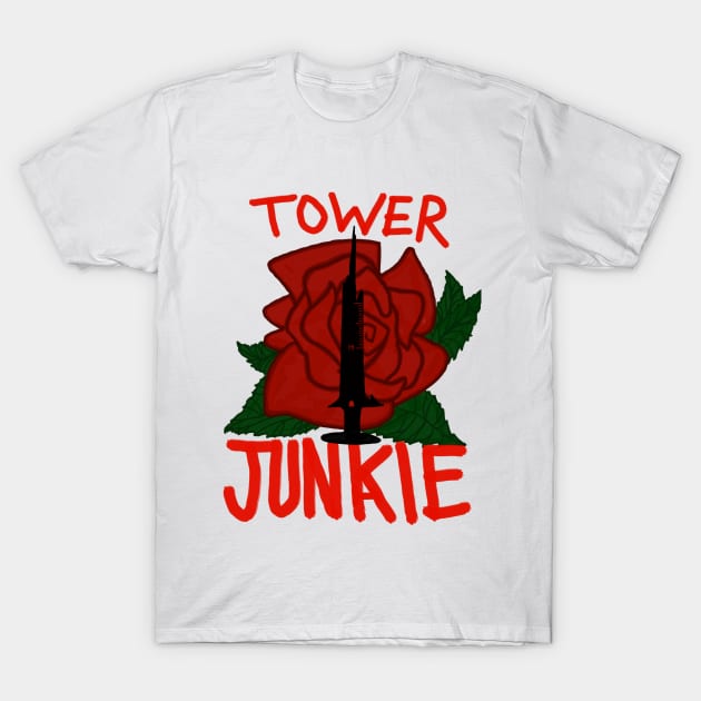 Tower Junkie T-Shirt by Fi5ve